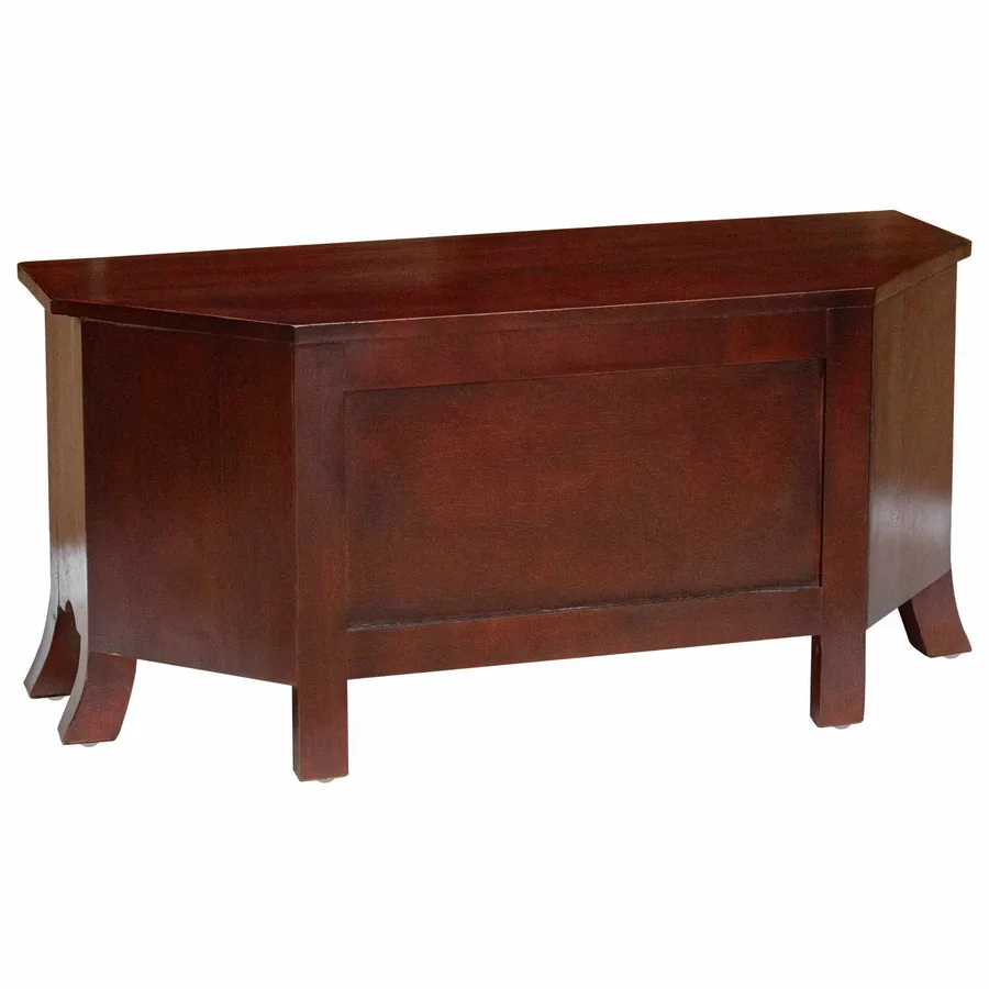 Meuble TV Marron 100 x 40,5 x 46 cm Bois de Mahogany Massif - 7