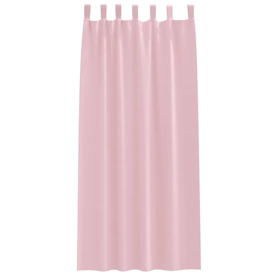 Rideaux occultants avec anneaux 2 pcs Rose bébé 260 x 140 cm - 4