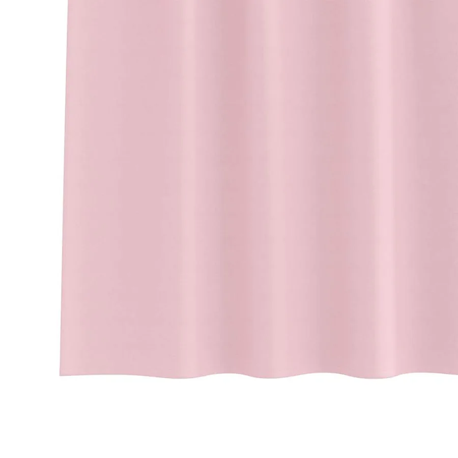Rideaux occultants avec anneaux 2 pcs Rose bébé 260 x 140 cm - 6