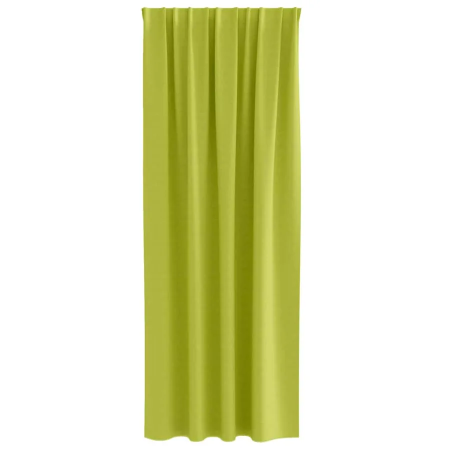 Rideaux occultants avec anneaux 2 pcs Vert 245 x 140 cm - 4
