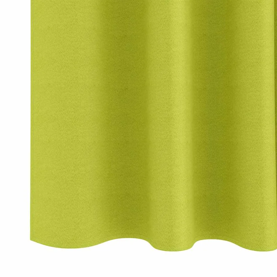 Rideaux occultants avec anneaux 2 pcs Vert 245 x 140 cm - 6