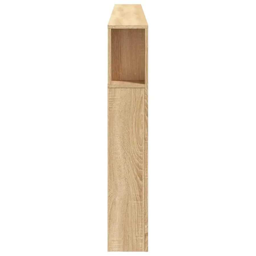 Tête de lit à LED chêne sonoma 220x18,5x103,5cm bois ingénierie - 7