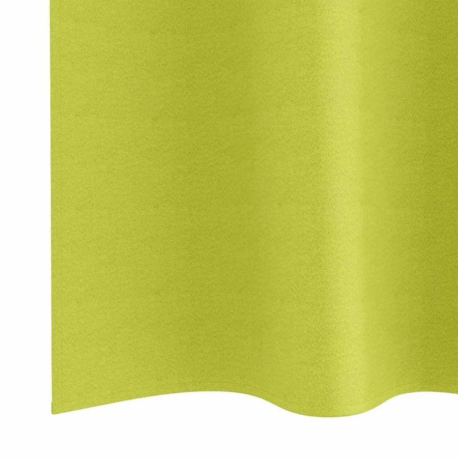 Rideaux occultants avec anneaux 2 pcs Vert 175 x 140 cm - 6