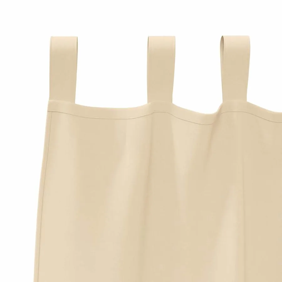 Rideaux occultants avec anneaux 2 pcs Crème 260 x 140 cm - 5