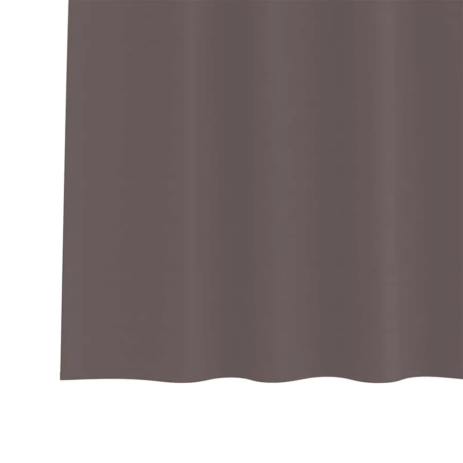 Rideaux occultants avec anneaux 2 pcs Marron foncé 260 x 140 cm - 6