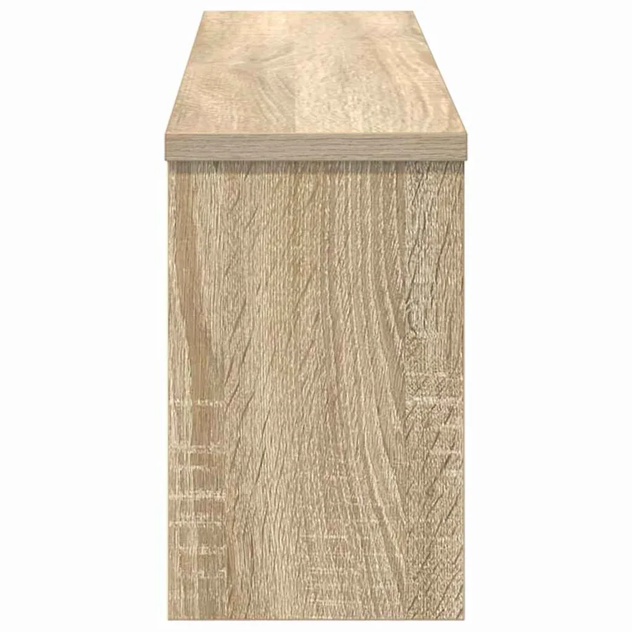Porte-manteau mural avec étagère Chêne Sonoma 75 x 16 x 26 cm - 6