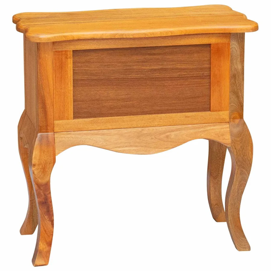 Table d'appoint avec tiroir Naturel 60,5 x 30 x 61 cm - 7