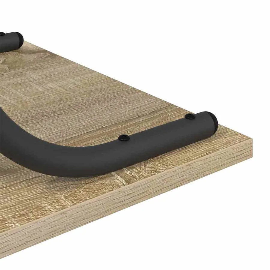 Table console Chêne Sonoma 101 x 35 x 80,5 cm Bois d'ingénierie - 9