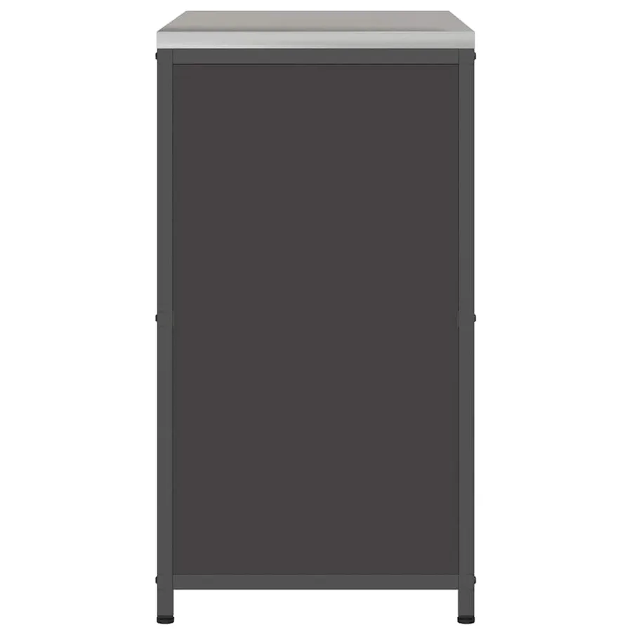 Rangement de cuisine HATTEM Noir 90 x 50 x 92 cm Acier - 10