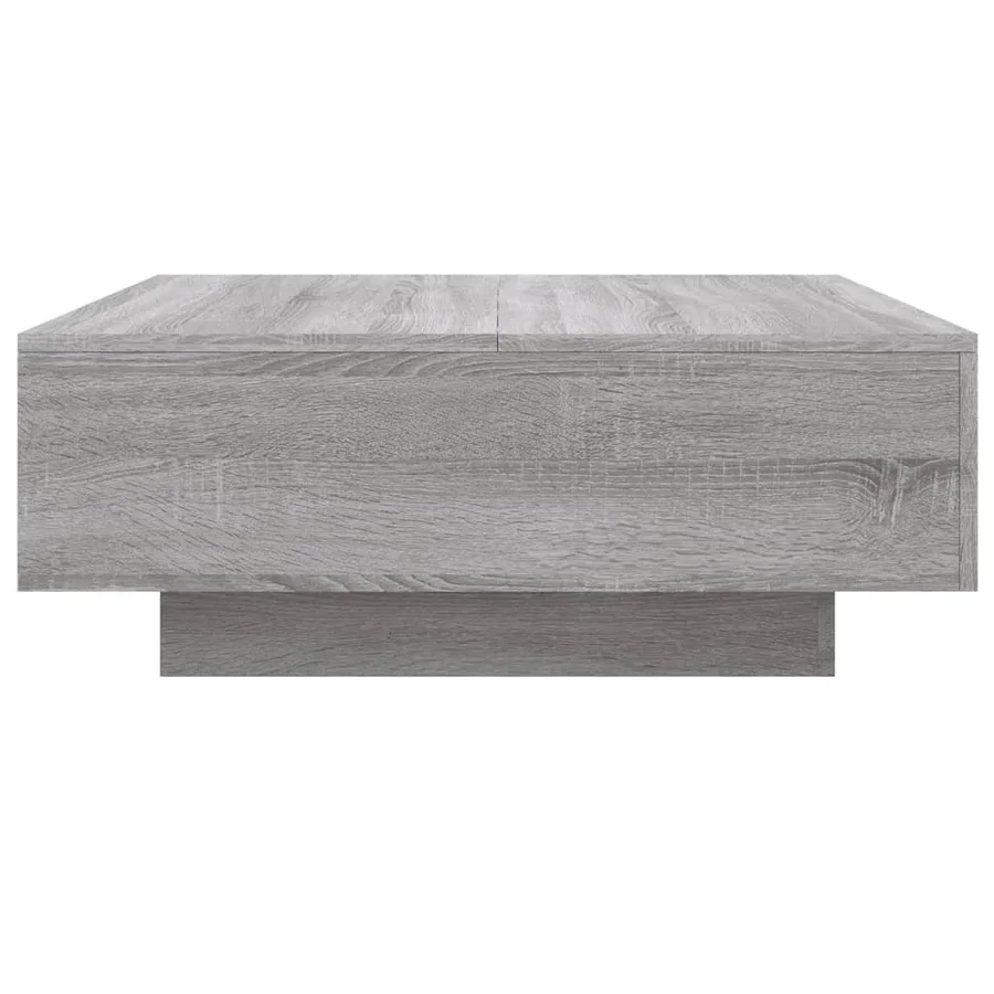 Table basse sonoma gris 80x80x31 cm bois d'ingénierie - 5