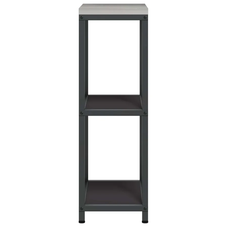 Rangement de cuisine HATTEM Noir 30 x 50 x 92 cm Acier - 6