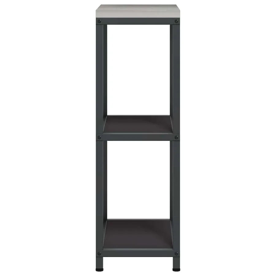 Rangement de cuisine HATTEM Noir 30 x 50 x 92 cm Acier - 7