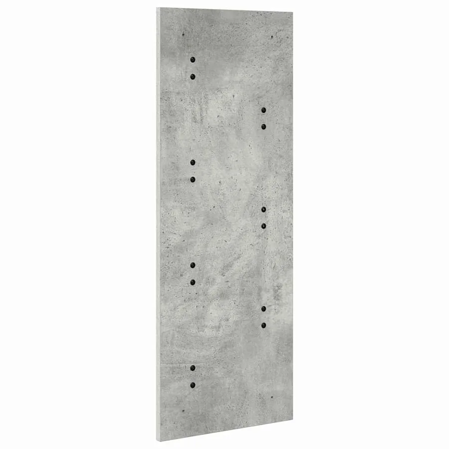 Porte-manteau mural Montage mural Gris béton 30 x 1,5 x 80 cm - 7