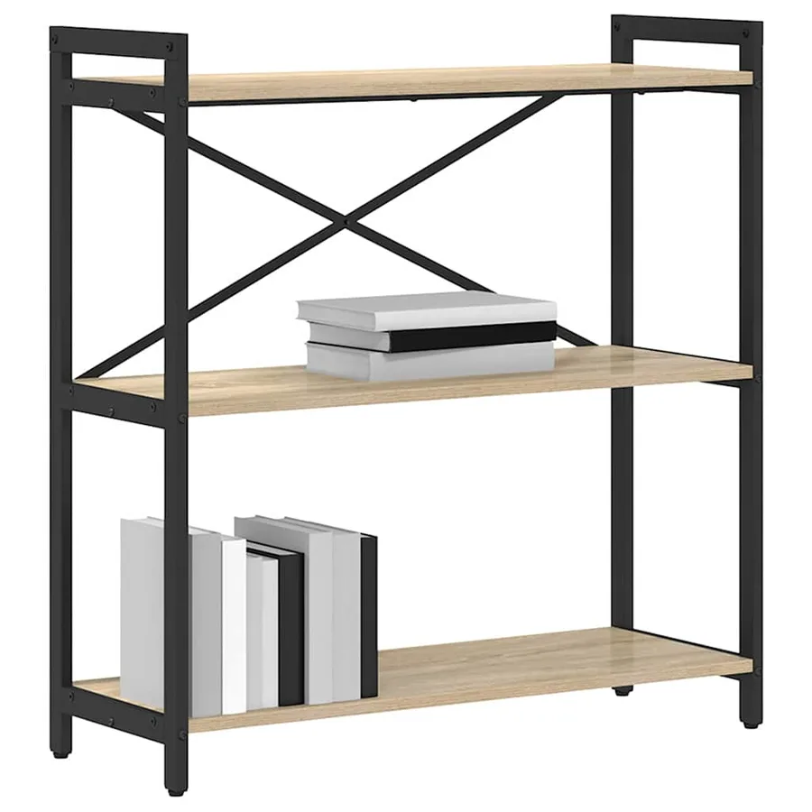 Étagère Chêne Sonoma 80 x 30 x 85 cm Bois d'ingénierie - 3