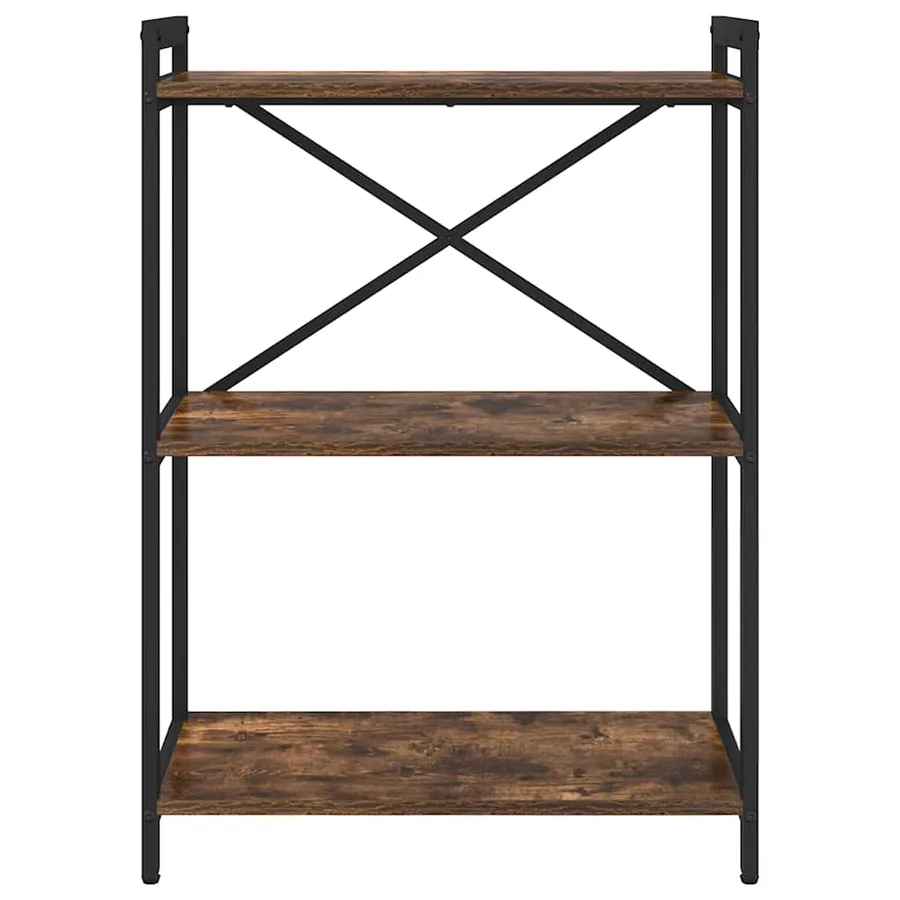 Étagère Chêne fumé 60 x 30 x 85 cm Bois d'ingénierie - 5