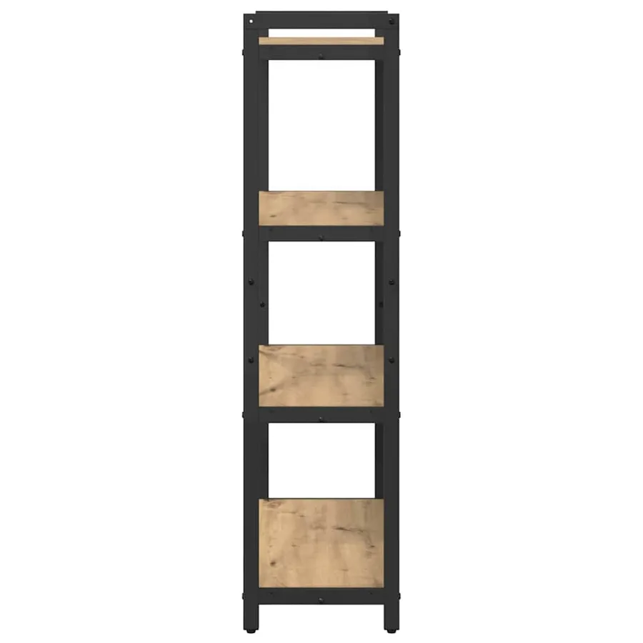 Étagère 80 x 30 x 120 cm Bois d'ingénierie Chêne artisanal - 6