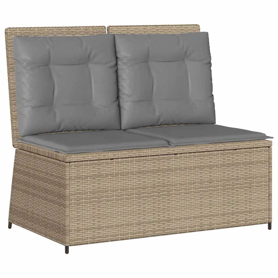 Banc de jardin Beige polyrotin - 2