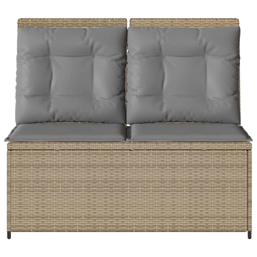 Banc de jardin Beige polyrotin - 4