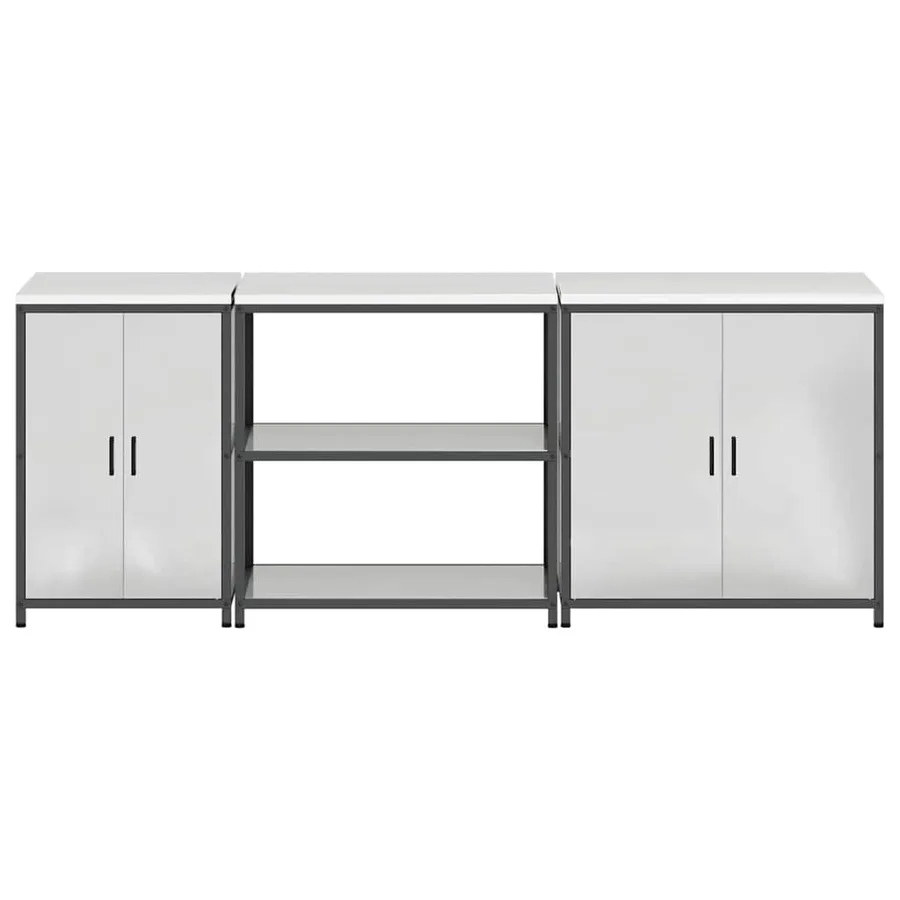 Ensemble de rangement cuisine HATTEM 3 pcs Argenté - 10