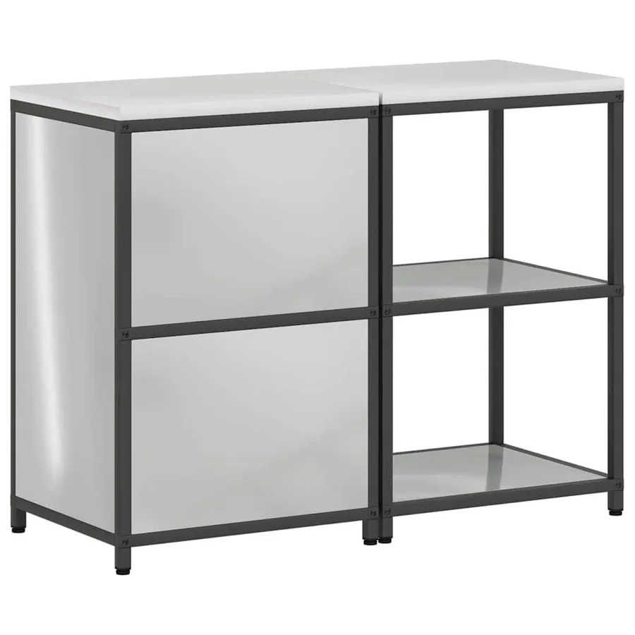 Ensemble de rangement cuisine HATTEM 2 pcs Argenté - 11
