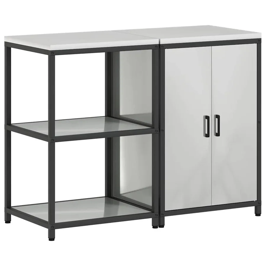 Ensemble de rangement cuisine HATTEM 2 pcs Argenté - 2