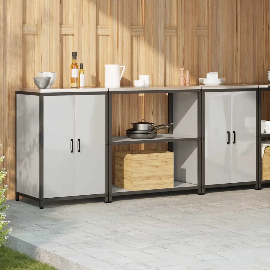 Ensemble de rangement cuisine HATTEM 3 pcs Argenté - 4