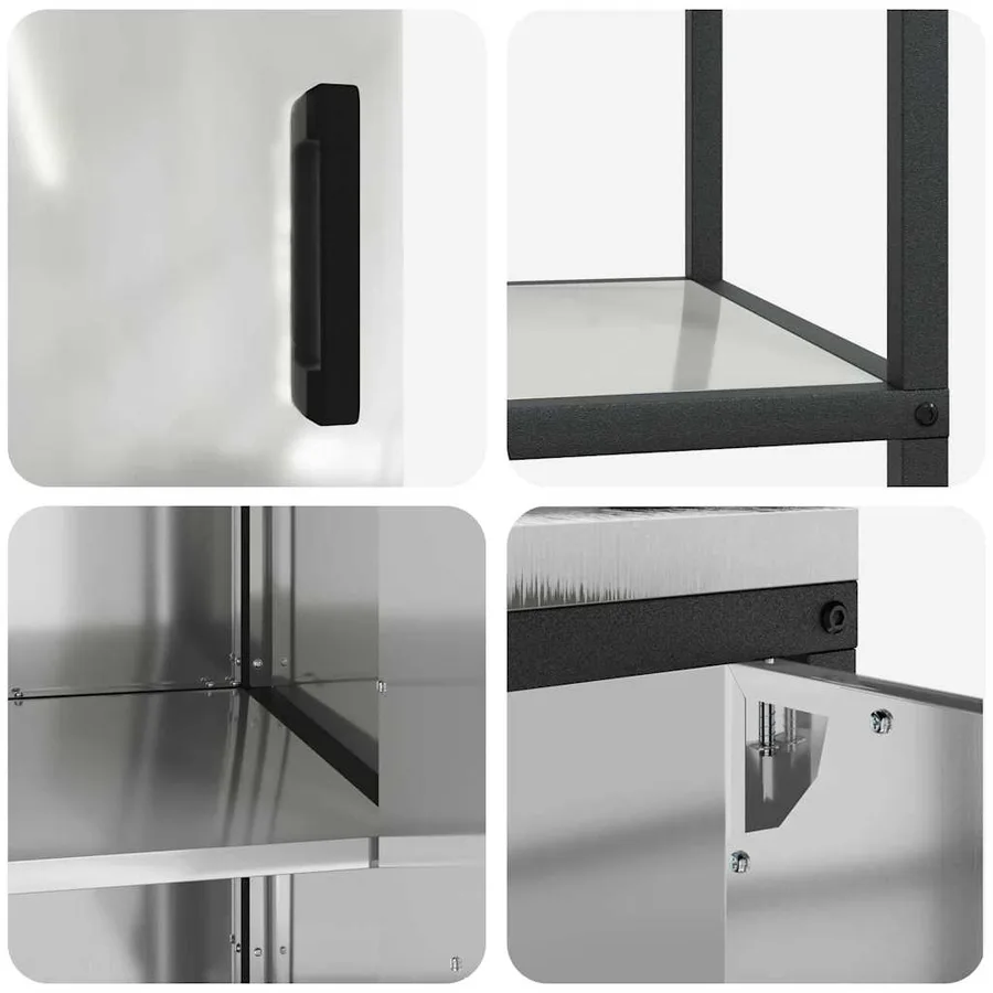 Ensemble de rangement cuisine HATTEM 3 pcs Argenté - 12