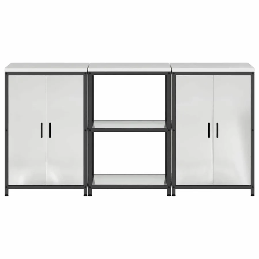 Ensemble de rangement cuisine HATTEM 3 pcs Argenté - 9
