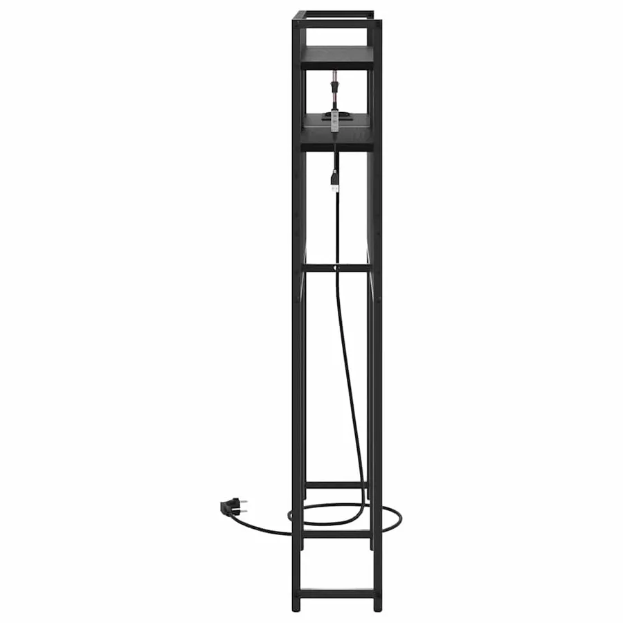 Tête de lit de rangement Chêne noir Bois d'ingénierie - 7