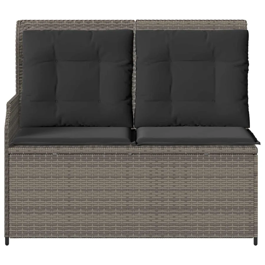 Banc de jardin Gris polyrotin - 4