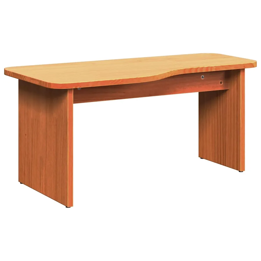 Table basse 2 pcs Brun cire Bois massif en pin - 7