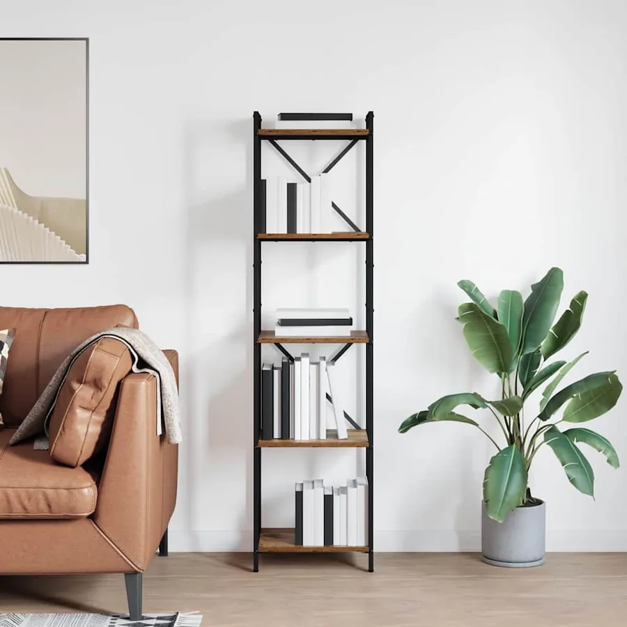 Étagère Bois ancien 40 x 30 x 155 cm Bois d'ingénierie