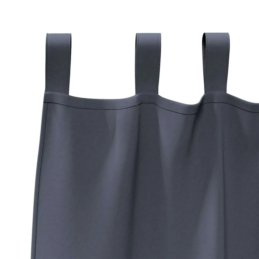 Rideaux occultants avec anneaux 2 pcs Anthracite 225 x 140 cm - 5