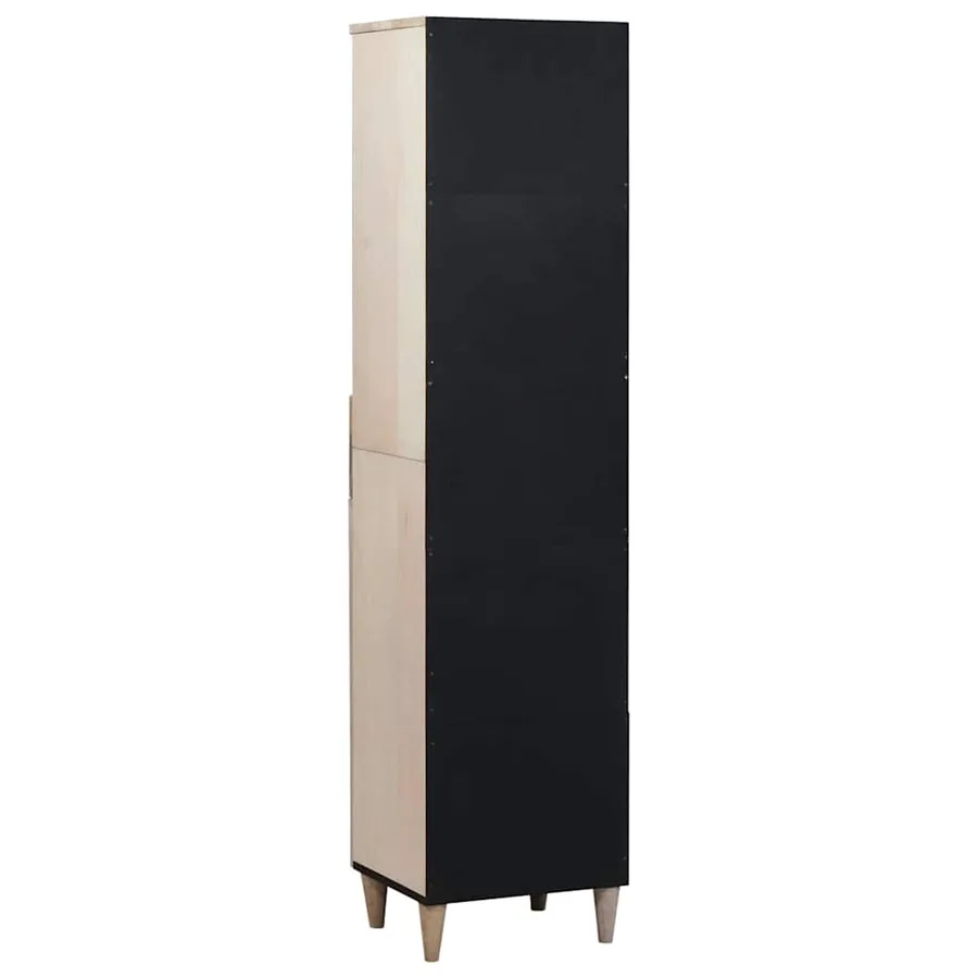 Cabinet de salle de bain avec tiroir Blanc 38 x 33 x 160 cm - 5