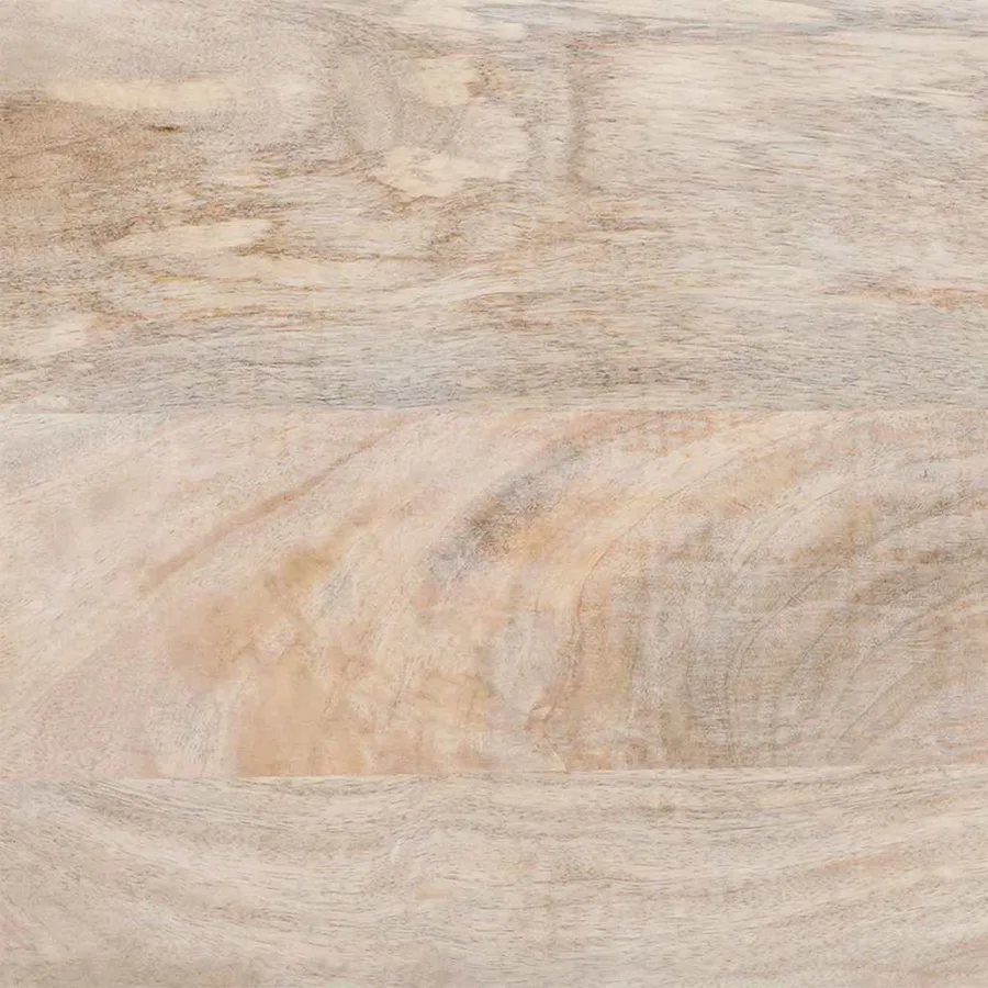 Buffet Blanc 60 x 33 x 75 cm bois de manguier massif - 9