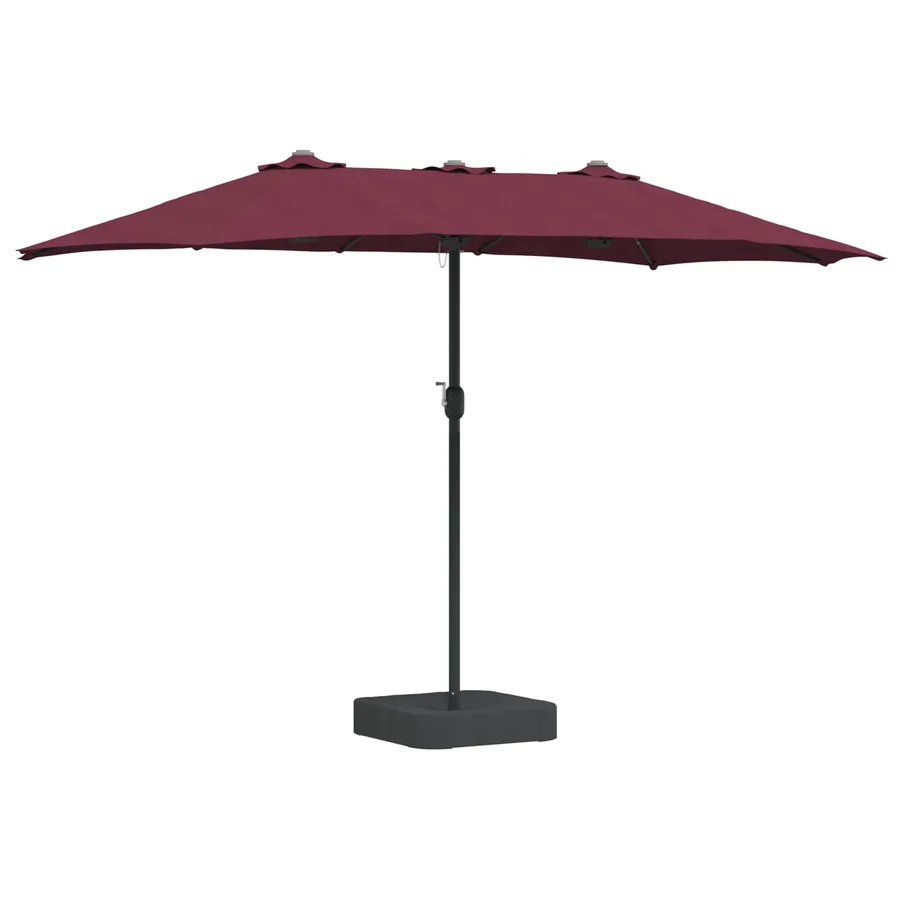 Parasol de jardin Bordeaux 385 x 209 x 244 cm Polyester - 2