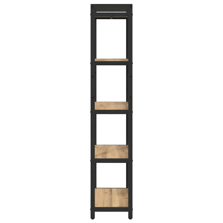 Étagère 60 x 30 x 155 cm Bois d'ingénierie Chêne artisanal - 6