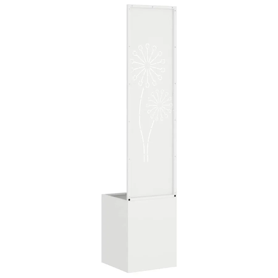 Écran de confidentialité de jardin Fretwork Blanc 32 x 150 cm - 7