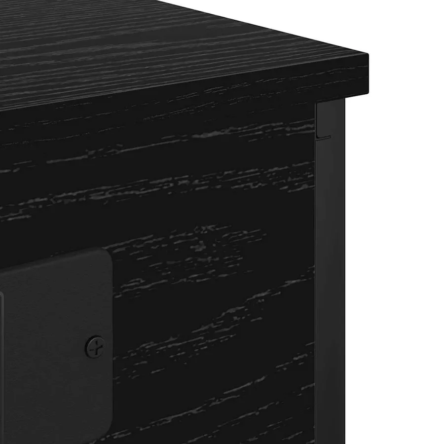 Cabinet de chevet 2 pcs Chêne noir 41 x 31 x 51 cm - 8