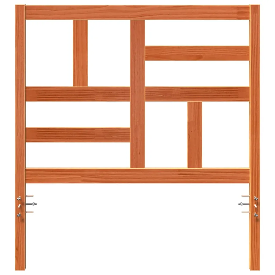 Tête de lit Brun cire 80,5 x 4 x 104 cm Pin massif - 4
