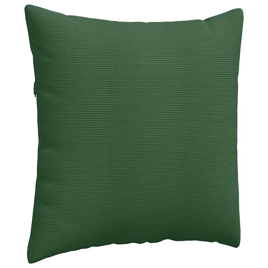 Coussins de canapé 2 pcs Vert foncé 80 x 80 cm - 5