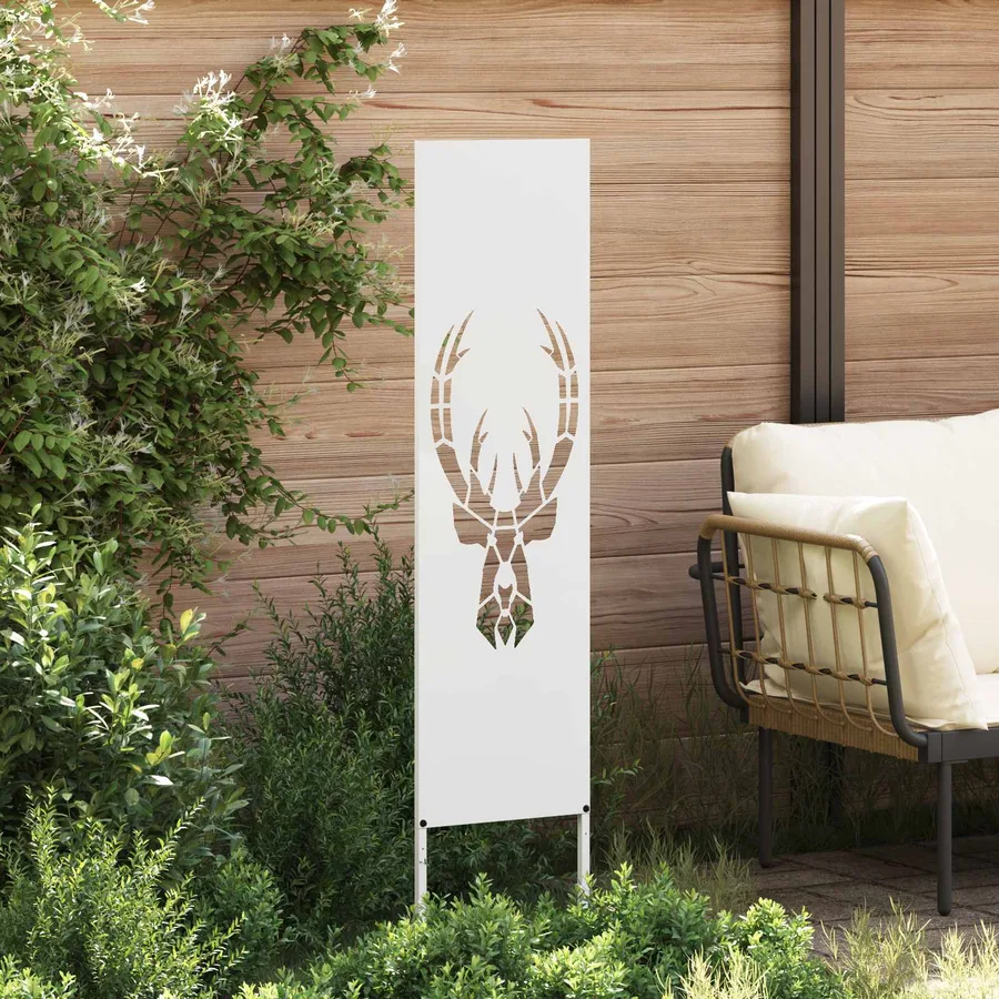 Écran de confidentialité de jardin Blanc 32 x 140 cm - 3