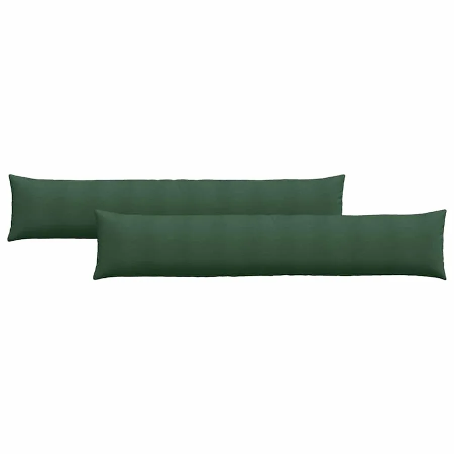 Coussins de canapé 2 pcs Vert foncé 200 x 40 cm - 2