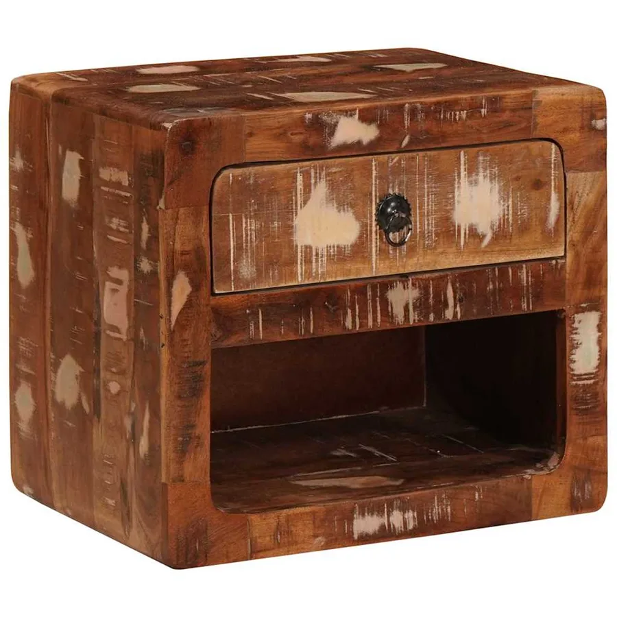 Cabinet de chevet mural avec tiroir Multicolore 40 x 30 x 36 cm - 3
