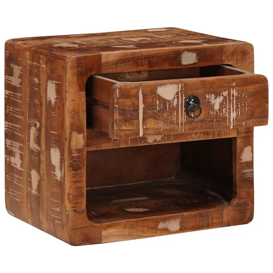 Cabinet de chevet mural avec tiroir Multicolore 40 x 30 x 36 cm - 4