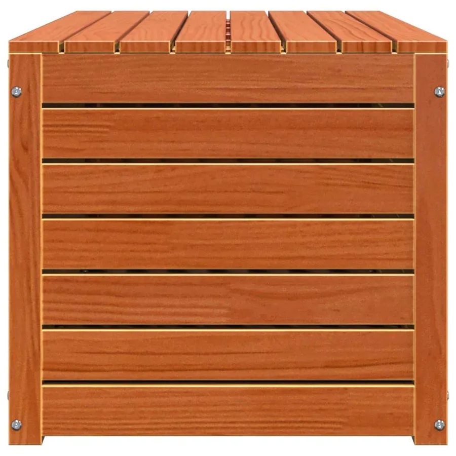 Boîte de Rangement avec stockage Brun cire 101 x 50,5 x 46,5 cm - 7
