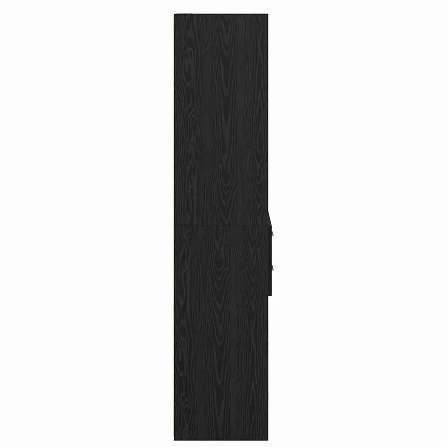 Haut Armoire Chêne noir 40 x 42,5 x 185 cm Bois d'ingénierie - 7