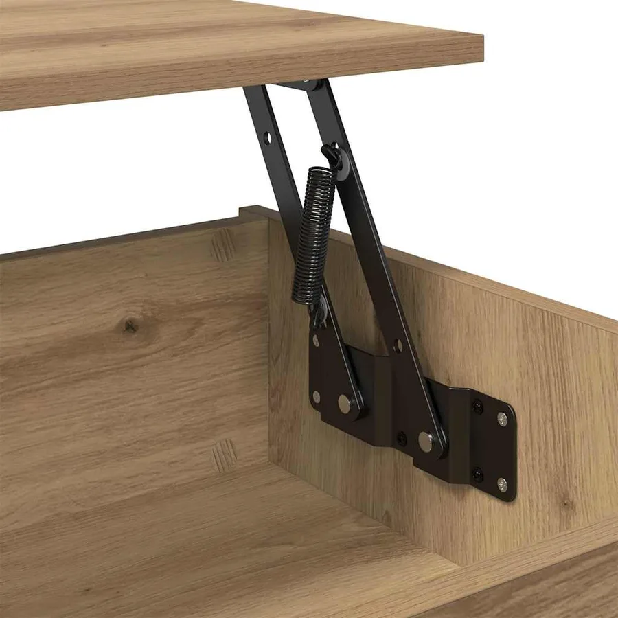 Table basse Chêne artisanal 80 x 50,5 x 41,5 cm - 9