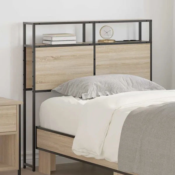 Tête de lit de rangement Chêne sonoma Bois d'ingénierie