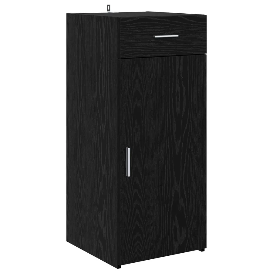 Armoire de rangement avec tiroir Chêne Noir 40 x 42,5 x 93 cm - 2